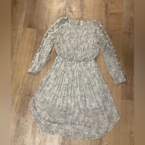 Free People Charlotte Floral Chiffon Midi Dress - Picture 3 of 12